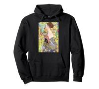 Gustav Klimt Lady with a Fan Sudadera con Capucha