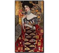 Gustav Klimt - Lienzo inspirado en una mujer, pósteres e impresiones de mujeres famosas doradas, imágenes artísticas para pared, decoración del hogar (30x60cm, sin marco)