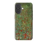 Gustav Klimt Poppy Field Funda Carcasa Case para iPhone 17