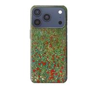 Gustav Klimt Poppy Field Funda Carcasa Case para iPhone 17 Pro