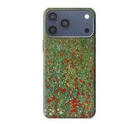 Gustav Klimt Poppy Field Funda Carcasa Case para iPhone 17 Pro MAX
