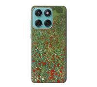 Gustav Klimt Poppy Field Funda Carcasa Case para Motorola Edge 60 Fusion