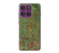 Gustav Klimt Poppy Field Funda Carcasa Case para Motorola Edge 60 Pro