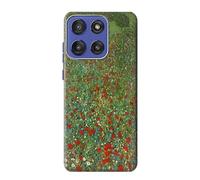 Gustav Klimt Poppy Field Funda Carcasa Case para Motorola Moto G Stylus 5G (2025), Edge 60 Stylus