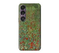 Gustav Klimt Poppy Field Funda Carcasa Case para Sony Xperia 1 VII