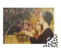 Gustav Klimt Puzzles para Adultos, Rompecabezas Cuadros Famosos del Mundo De Madera De 1000 Piezas, Rompecabezas Arte De Madera, Obra De Arte De Juego De, Pinturaarte Decoración del Hogar