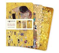 Gustav Klimt Set of 3 Mini Notebooks (Mini Notebook Collections)