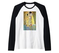 Gustav Klimt The Kiss Camiseta Manga Raglan