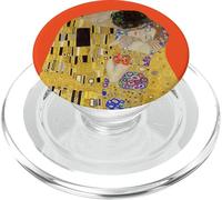 Gustav Klimt The Kiss Pintura Famosa PopSockets PopGrip para MagSafe