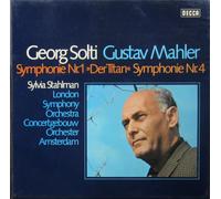 Gustav Mahler - Georg Solti , Sylvia Stahlman , London Symphony Orchestra, The , Concertgebouworkest - Gustav Mahler - Georg Solti , Sylvia Stahlman , London Symphony Orchestra, The , Concertgebouworkest - Symphonie Nr. 1 »Der Titan« Symphonie Nr. 4 - Decca - DK 11511/1-2, Decca - 6.35131