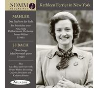 Gustav Mahler Kathleen Ferrier in New York (CD) Album (Importación USA)