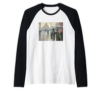 Gustave Caillebotte Paris Street; Rainy Day Camiseta Manga Raglan