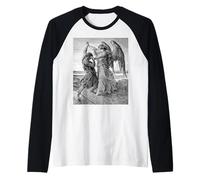 Gustave Dore Jacob luchando con el ángel 1855 Camiseta Manga Raglan