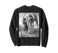 Gustave Dore Jacob luchando con el ángel 1855 Sudadera