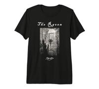 Gustave Dore The Raven 10 Edgar Allan PoE Arte El Cuervo Camiseta Premium