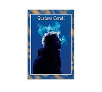 Gustavo Cerati - Pósteres artísticos antisalpicaduras para sala de estar y dormitorio, pinturas colgantes adecuadas para múltiples escenarios, sin necesidad de perforar, fácil de instalar, adecuado