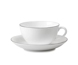 Gustavsbergs Porslinsfabrik Juego de té Natur redondo taza de té y plato