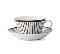 Gustavsbergs Porslinsfabrik Juego de té Ribb taza de té + platillo