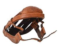 Gusti Accesorio para Bicicleta de Piel - Jacques A. Diseño Retro Vintage Piel de Búfalo Marrón Cuero 56-57 cm