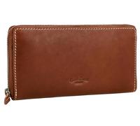 Gusti Cartera De Cuero para Mujer Cara - Monedero Largo Marrón con Protección RFID, Hecho A Mano, con Múltiples Compartimentos Y Monedero para Monedas, También Apto para Hombre