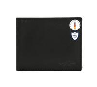 Gusti Cuero Studio - Cartera Pawel para Hombre Genuina Piel Negro Oscuro Retro