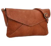 Gusti Karisma - Bolso bandolera de piel auténtica, diseño vintage chic, compacto y elegante, forma de carta con cierre magnético, correa ajustable, Braun 1, talla única