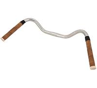 Gusti Leder Cinta para manillar - 2 x cinta adhesiva 80 cm - Gravelbike & Road Bike - Cinta de cuero para manillar de bicicleta con tapón de corcho para un agarre seguro