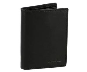 Gusti Monedero de cuero - Macon Billetera Billetera Monedero Hombre Cuero, negro (schwarz 1), 9.8 cm x 2.5 cm x 13 cm, Retro