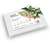 GustoVac Premium 50 bolsas al vacío de 16x25 en relieve, fabricadas en Netherlands, sin BPA, bolsas al vacío para sellador al vacío, bolsas de plástico para envasadoras al vacío, bolsas de vacío