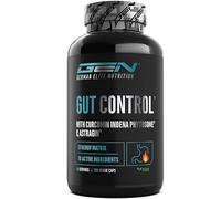 Gut Control - Complejo de alta dosis con N-Acetil-D-Glucosamina, Curcumin-Phytosome®, Extracto de Aloe Vera, Jengibre, Diente de León, AstraGin®, Vitamina B2 - Vegano - 120 Cápsulas