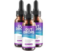 Gut Drops,Natural Probiotics for Gut Health Drops, Gut Drops Official Ultra Gut Support with Pumpkin Seeds,Gutdrops for Overall Body Health (3 pcs)