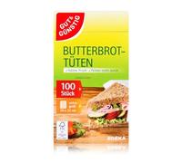 Gut & Günstig 100 bolsas de desayuno de 19 x 22 cm