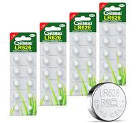 GutAlkaLi 40 pilas para reloj SR626SW - AG4, LR626, SR626, SR626W, LR66, SR66, 377, V377, V376, pilas de botón alcalinas de 1,5 V