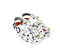 Gute BESSERUNG. Zueco de fácil Cuidado con Estampado médico.(38)