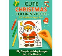 GUTE Christmas Coloring Book for Toddlers (Ages 2-4): Big & Easy Holiday Coloring Book with Simple Pictures, Tracing Paths & Drawing Fun for Little Hands (GUTE Early Learning Series)