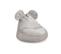 Gutekissen Lincoln Montessori - Puf infantil con orejas (68/59/55 con orejas), color gris claro
