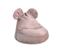 Gutekissen Puf infantil "Sweet" con orejas - Lincoln, Montessori Cojín para habitación infantil (rosa, 68/59/55 con orejas)