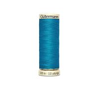 Gutermann 2T100/761, hilo de coser (100% poliéster, 100 m), color azul turquesa oscuro