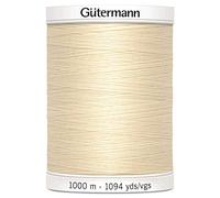 Gutermann 2t1000/414 | 414-marfil 100% poliéster Sew All de hilo de coser | 1000 m