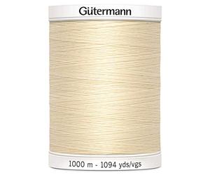 Gutermann 2t1000/414 | 414-marfil 100% poliéster Sew All de hilo de coser | 1000 m