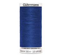 Gutermann Denim 6756 - Hilo de poliéster para mano y máquina (100 m), color