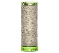 Gutermann 723665 722 Sew All - Hilo de punto superior 100% reciclado, 30 m, hueso beige, talla única