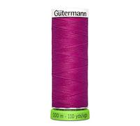 Gutermann 723860 877 Coser todo el hilo de poliéster 100% reciclado 100mtr, fucsia, talla única