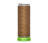 Gutermann 723860 887 Coser todo el hilo 100% reciclado del poliéster 100mtr, jarabe de oro, talla única