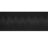Gutermann - Cenefa, poliéster, Negro, 1000 m