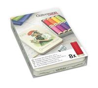 Gutermann Creativ Coselotodo - Set de regalo de hojalata nostálgico, 100m 8 bobinas, 100% poliéster, cosido a mano y a máquina, colores vivos