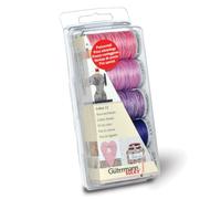 Gutermann Embroidery 12 - Juego de carretes de Hilo para Coser a máquina (100% algodón), Colores fríos