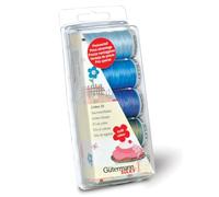 Gutermann Embroidery 30 - Lote de carretes de hilo para máquina de coser (100% algodón), varios colores