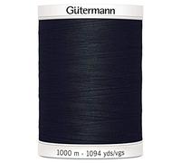 Gutermann (hilo de coser) hilo de coser todos los 1000 m - negro (000)