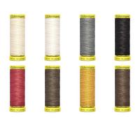 Gutermann Hilo de Lino 50 m | Varios Colores (Negro 7202)